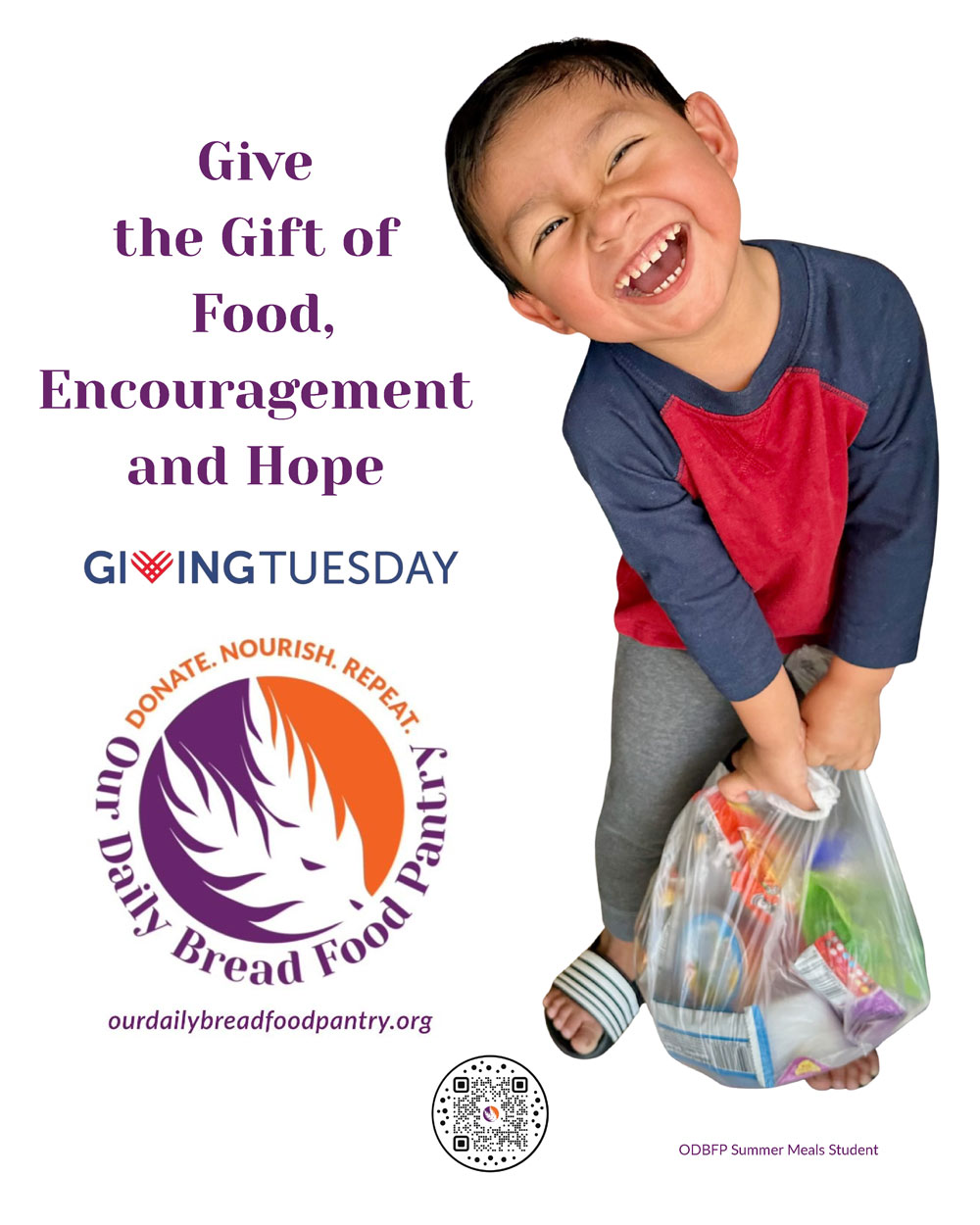 Give the Gift of Food, Encouragement, and Hope