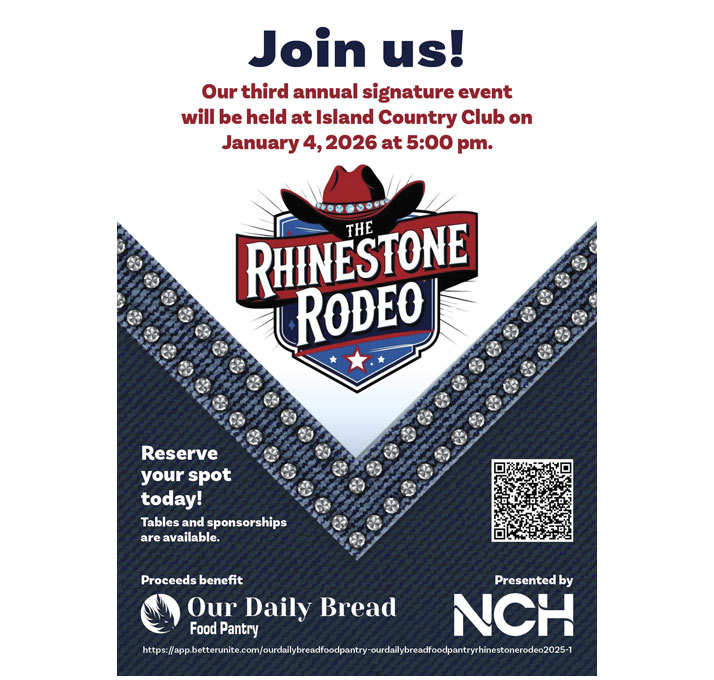 Our Daily Bread Rhinestone Rodeo Save the Date 2026